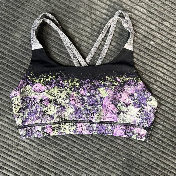 lululemon Energy Bra (Nulux) sz 6 Vivid Vision - Picture 5 of 9